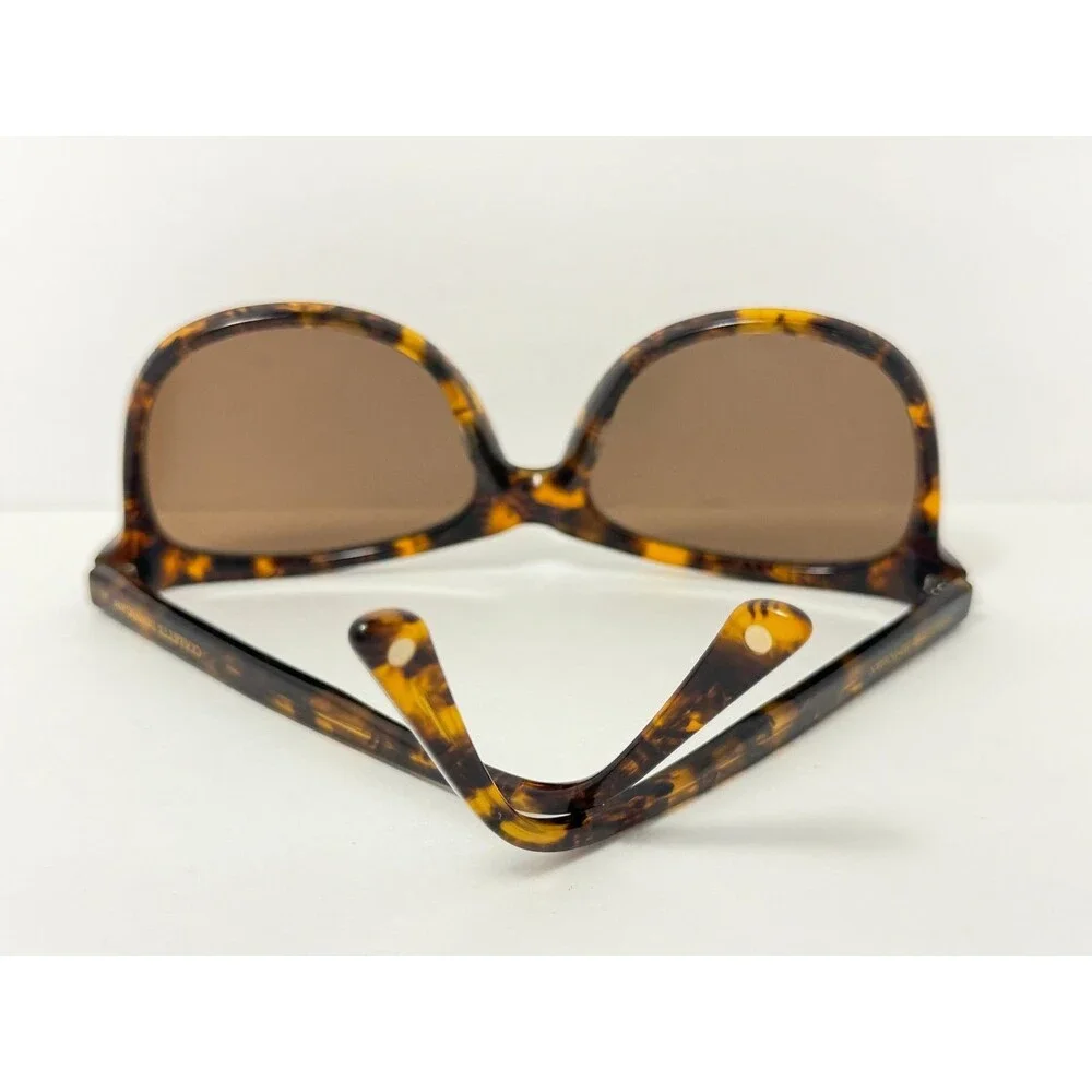 COLLETTE DINNIGAN Sun Rx03 Sunglasses Women's Tortoiseshell Brown Polarized